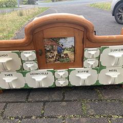 1930s art deco spice rack with drawers postage available