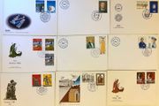 Irish 1980's FDC covers 9pcs envelopes