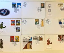 Irish 1980's FDC covers 9pcs envelopes