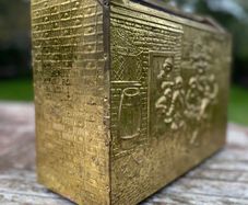 Vintage Newspaper holder for film prop