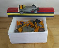 LEGO City 7344 Dump Truck & Racing Transporter Parts Retired Vintage Yellow Construction Job Lot