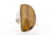 Vintage Tigers Eye Sterling Silver Ring