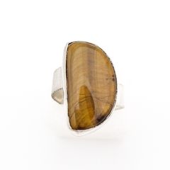 Vintage Tigers Eye Sterling Silver Ring