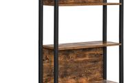 Bookcase, Kitchen Shelf, Standing Shelf with 5 Open Shelves