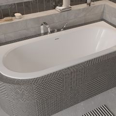Avita Slim+Right asymmetric bathtub170X75cm