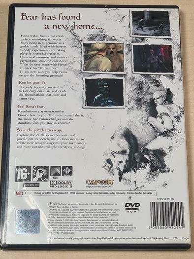 PS2 PlayStation 2 Haunting ground No Manual Pal English