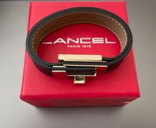Lancel Leather Cuff Bracelet