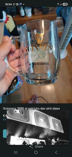 rare guinness pint glass