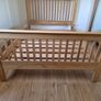 Solid Oak Bed frame 4 foot 6 in size Image 2
