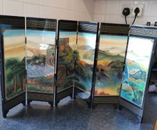 Great Wall of China Style Miniature Chinese Panel Screen 6 small screen