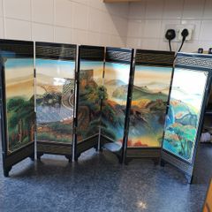 Great Wall of China Style Miniature Chinese Panel Screen 6 small screen
