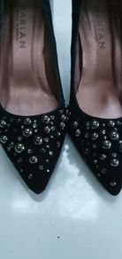 MARIAN Black bling Sz 36 - Rrp 99 (New)
