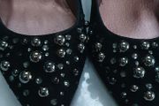 MARIAN Black bling Sz 36 - Rrp 99 (New)