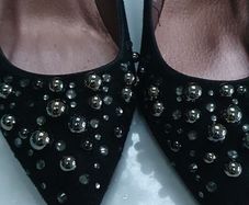 MARIAN Black bling Sz 36 - Rrp 99 (New)