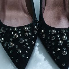 MARIAN Black bling Sz 36 - Rrp 99 (New)