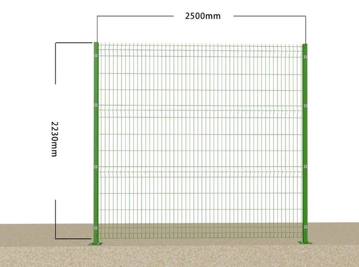 Industrial V Mesh Fencing / Twin Wire Fencing / Do