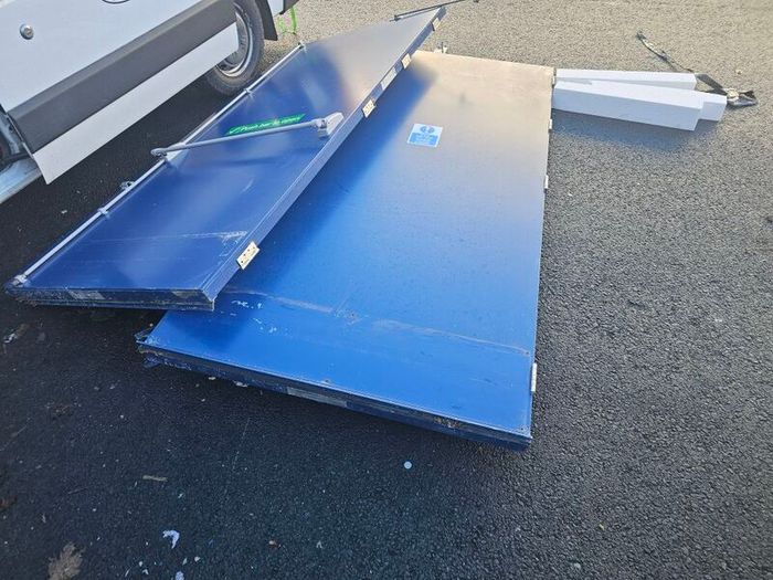 2 Galvanised Steel Doors insulated