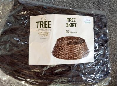 Christmas Tree Skirt 65cm Adjustable in x4 Sections