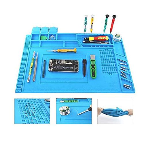 Phone Repair Magnetic Heat Resistant Silicone Working Mat Anti Static S160