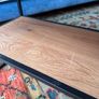 Modern Industrial Metal & Oak TV Unit / Media Console Stand Image 2