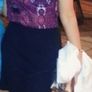 MANGO dress. Pink and Navy. Image 4