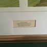 Lino relief print - Hastings Hotel commission - framed Image 2