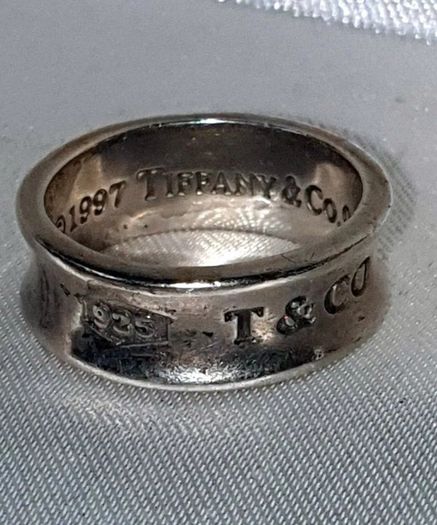 Authentic Vintage Tiffany & Co. 1837 Silver Ring