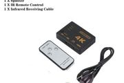 4K 2K 3x1 HDMI Cable Splitter HD 1080P Video Switcher Adapter 3 Input 1 Output Port HDMI Hub for Xbox PS4 DVD HDTV PC Laptop TV