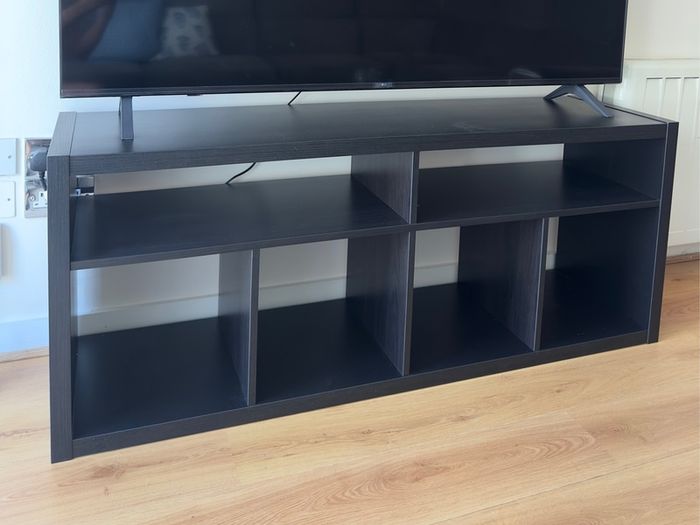 TV Stand ,Black-Brown ,Almost New