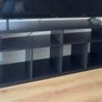 TV Stand ,Black-Brown ,Almost New Image 2