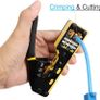 Pass Through RJ45 Crimp Tool Kit Ethernet Crimper CAT5 Cat5e Cat6 Crimping Tool Kit Image 4