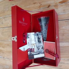 Vintage Limited Edition Two Turtle Doves Waterford Crystal Flute. In original box.