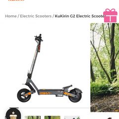 Brand New KuKurin G2 Electric Scooter for sale