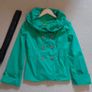 green coat with belt size s Image 2
