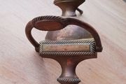 Vintage brass front door knocker  (VHL  &amp; CAV  marks)