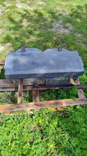 Granite Garden Bench