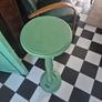 Vintage solid heavy wood painted Plantstand Image 7