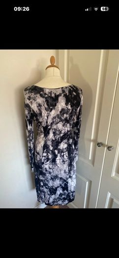 Ghost size 12 grey viscose dress