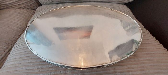 Vintage Sheffield Silver Plated Tray & Tea Pot