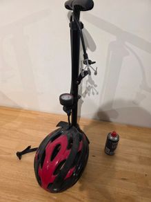 Bicycle Helmet and Pump