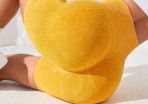 Yellow Sports Shorts size S