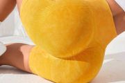 Yellow Sports Shorts size S