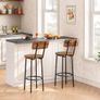 Bar Stools Set of 2, Breakfast Bar Stools Image 3