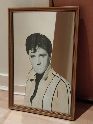 Vintage Elvis Mirror