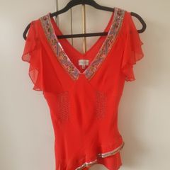 Karen Millen beaded top size 8