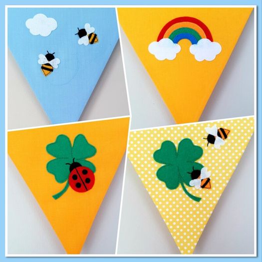 Eco-Friendly Personalised Cotton Bunting Made to Order