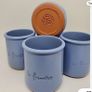 12 Terracotta Yogurt Pots Image 2