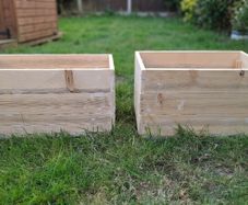Handcrafted Solid Wooden Planter Boxes