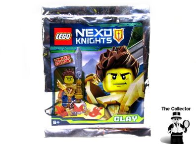 LEGO Nexo Knights Clay Minifigure Foil Pack Polybag Limited Edition Brand New Sealed