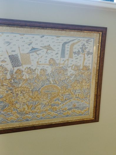 Balinese sea scene 158cm x 90
